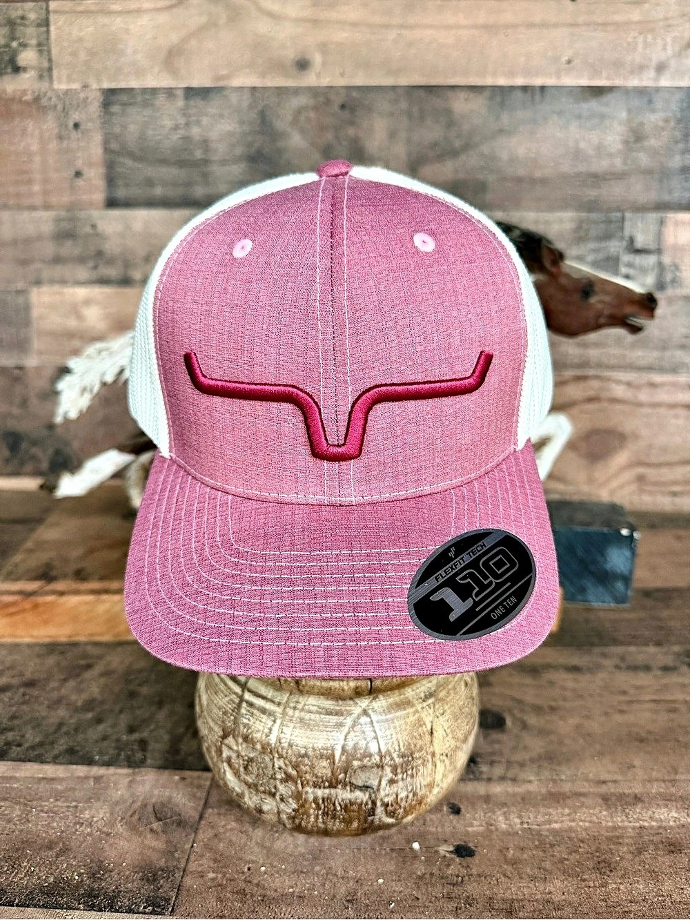 Kimes Ranch Weekley Trucker Hat Pink & White New